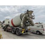 SANY 12 Cubic Used Concrete Mixer Truck Mounted SY412C-8S With Hino Engine