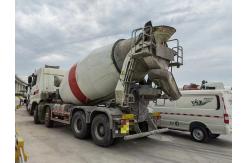 China SANY 12 Cubic Used Concrete Mixer Truck Mounted SY412C-8S With Hino Engine supplier