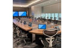 China 1920*1080 Ultra Slim Retractable Motorized Monitor Lift with MIC supplier