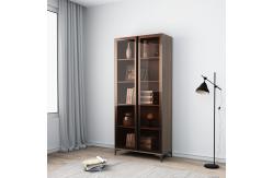 China Library Antique Office Bookcase Melamine Wood Furniture Book Shelves With Study Table supplier