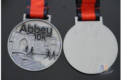 China Custom Abbey 10k Marathon Swimming Sport Award Medals 3D Effect Model Medallion supplier