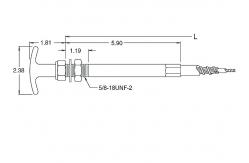 China Electronic Machinery Mechanical Control Cable Head Twist Lock Throttle Cable Head supplier