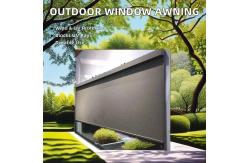 China Outdoor Smart Window Sunshade/Windproof Roller Awning Zip Track Blinds supplier