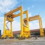 Customized RTG Mobile Gantry Crane With 20t~100t Load Capacity Customized Color for sale