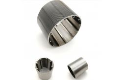 China Basket Rotary Drum Hastelloy Johnson Wedge Wire Screens For Koi Pond supplier