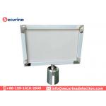 Horizontal Vertical Sign Holder Frame For Queue Barrier Stanchion Pole Racks for sale
