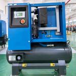 Jufeng Single-Phase 220V Permanent Magnet Variable Frequency Screw Air Compressor with Air-Cooled Cooling Method for sale