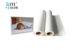 China One Side Matte Polyester Canvas Rolls 220gsm Extra Long Inkjet Canvas Rolls supplier
