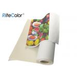 24 Inch 100ft Waterproof Matt Inkjet Cotton Canvas For Epson Printer for sale