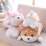Extra Huggable Soft Plush Toys Comfortable 30cm Pink Corgi With Premium Stuffing for sale