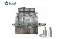 China 2000BPH Linear Water Filling Machine Servo Motor Driven Surface Dosing supplier