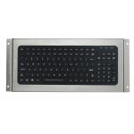 119 keys IP67 silicone industrial keyboard, USB black desktop keyboard for sale