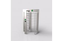 China High Security 120 Degree Full Height Sliding Turnstile Overhead Canopy Access Control System supplier