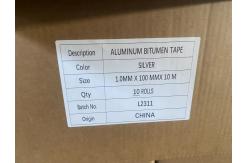 China HVAC Rubber Aluminium Waterproof Tape Heat Proof 75mm supplier