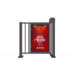180 Degree Opening Pedestrian Barrier Gate Crowd Control DC24V