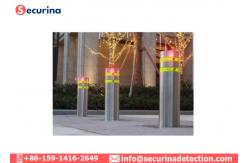 China Remote Control Driveway Security Bollards, Car Park Security Posts with AC Power Supply supplier