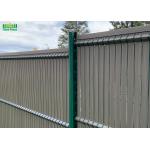 Countryard Peach Post Iron Steel Wire 3d Mesh Fence for sale