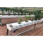 Hydroponic PVC NFT Vertical Substrate Planting Gutter Growing System For Tomato for sale
