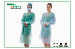 China Adjustable Wrist Polypropylene Material Disposable Isolation Gowns supplier