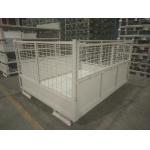 SGS Logistics Forklift Guide Steel Q235 Metal Mesh Container for sale