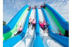 China Extreme Insane Inflatable 5k Run , Giant Blow Up Obstacle Course For Adults supplier