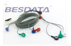 China Compatible Mortara 10 Lead ECG Cable , 10 Lead ECG Electrode Placement TP3250 supplier