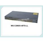 Cisco Switch WS-C2960X-48TS-LL 2960-X 48 Gige, 2 X 1G SFP, Lan Lite Network Switch for sale