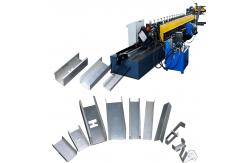 China 1mm-4mm Omega Roll Forming Machine For Roof Sheet Making supplier