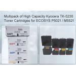 Kyocera ECOSYS M5521 ECOSYS P5021 Printers Toner cartridge TK-5230 Multipack CMYK for sale
