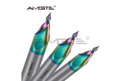 China 60 Degree Engraving Endmill 2 Flutes CNC End Mill Customized With DLC Coating supplier