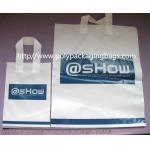 Durable Recyclable Water Resistant Plastic Handle Bag Customized