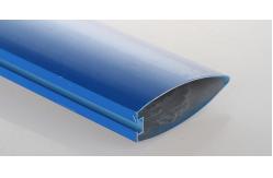 China Extruded Bullet Linear Baffle Ceiling 3m Long For Exhibition Center supplier