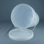 Customized Logo Molded Rounded Plastic Bucket For Food Industry for sale