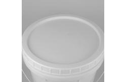 China Food Grade Small PP Transparent Plastic Bucket With Handle And Lid supplier