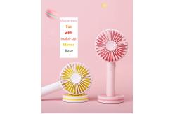 China Portable USB Rechargeable Handy Fan 2000mAh 4 Vane Mini Rechargeable Fan supplier
