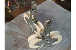 China Tandem Sheave Stringing Pulley Conductor Stringing Blocks  9.5KG - 11KG supplier