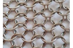 China 12 Mm Hanging Stainless Steel Chainmail Curtain For Exterior Wall Cladding supplier