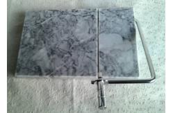 China Natural Marble Cheese Slicer With Board , Grey Marble Wire Cheese Slicer supplier