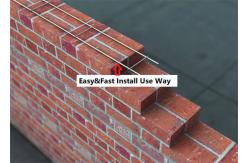 China Rectangle Welded Masonry Wall Reinforcing Ladder Block Mesh 10cm Width supplier