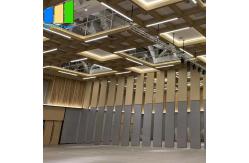 China Removable Sliding Partition Walls Interior Room Divider Acoustical Wall Panel Fabric supplier