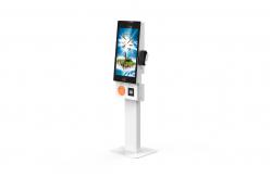 China 21.5 Inch Floor Standing Self Service Restaurant Kiosks With VPOS supplier
