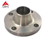 Froged And CNC Machined Titanium Long Weld Neck Flange Polished Surface ANSI B16.5 for sale