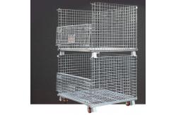 China Movable 5 Layer Stacking Galvanized Wire Mesh Stillages supplier