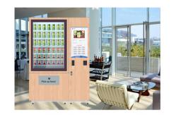 China Fresh Fruit Salad Food Vending Machine , Conveyor Belt Vending Machine With Lift supplier