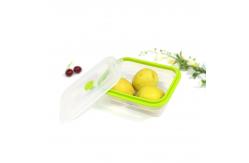 China OEM Logo Leakage Proof 800ml Silicone Foldable Lunch Box supplier