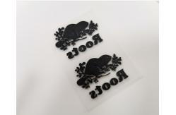 China Clothes 3D Molded Design Silicone Heat Transfer Labels Eco Friendly supplier