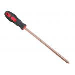 Lightweight Non Sparking Screwdrivers Slotted Flat Head Screwdriver Anti - Roll Design for sale