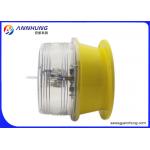 Red Solar LED Aviation Obstruction Light for Tower Crane and Wind Turbine for sale