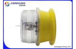 China Red Solar LED Aviation Obstruction Light for Tower Crane and Wind Turbine supplier