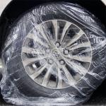 Custom Clear LDPE Plastic Bags , Tire Storage Bags 38x42 Inch 30 Micron for sale